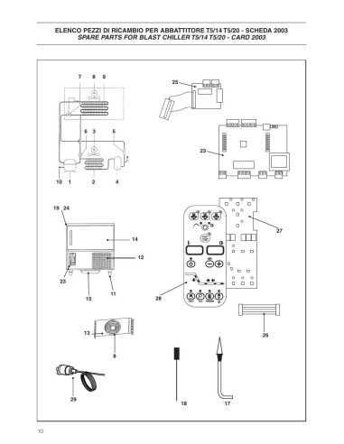 Pièces détachées ICEMATIC T5-14 Annee 0 