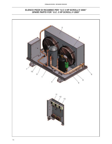 Pièces détachées ICEMATIC UC-3HP Annee 2005 