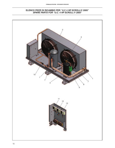 Pièces détachées ICEMATIC UC-4HP Annee 2005 