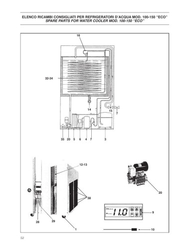 Pièces détachées ICEMATIC 100-ECO Annee 2005 