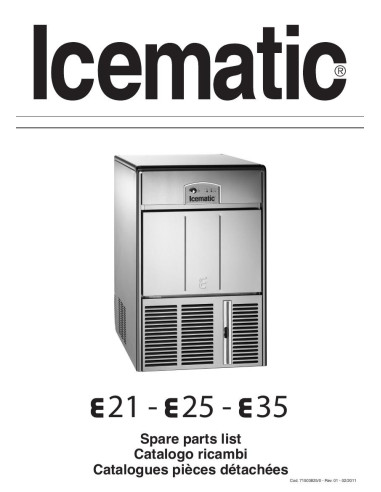 Pièces détachées ICEMATIC E21A Annee 2011 