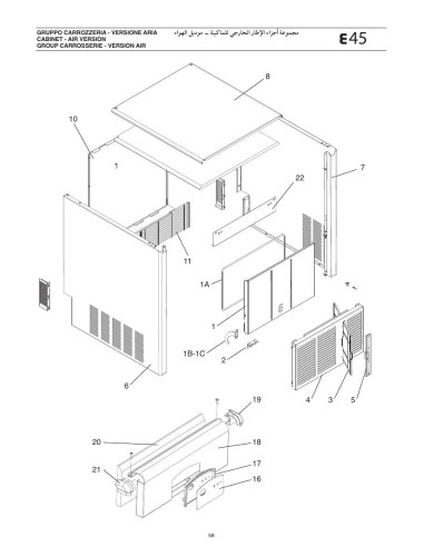 Pièces détachées ICEMATIC E45 Annee 2012 