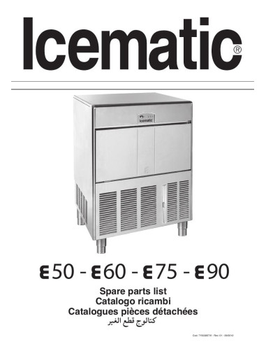 Pièces détachées ICEMATIC E50A Annee 2012 