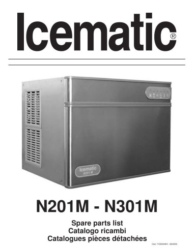 Pièces détachées ICEMATIC N201M Annee 2003 