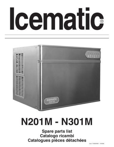 Pièces détachées ICEMATIC N201M Annee 2006 