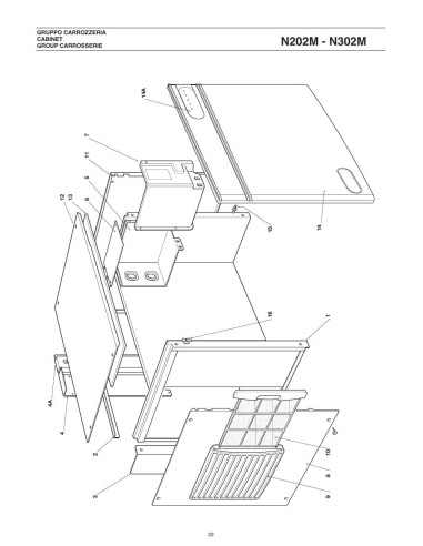 Pièces détachées ICEMATIC N302M Annee 2013 