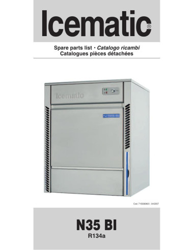 Pièces détachées ICEMATIC N35BI Annee 2007 