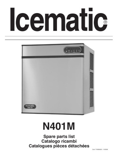 Pièces détachées ICEMATIC N401M Annee 2006 