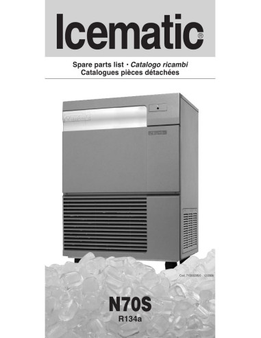 Pièces détachées ICEMATIC N70S Annee 2006 