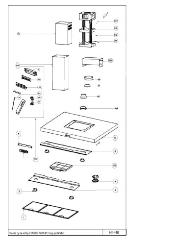 Pièces détachées DE DIETRICH DHD765X DHD765X1 