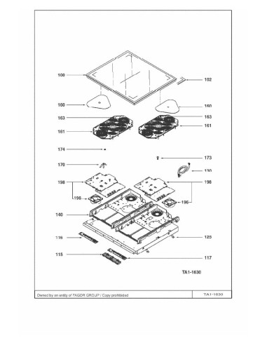 Pièces détachées DE DIETRICH DTI1053X1 DTI1053X1 