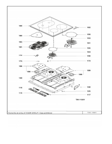 Pièces détachées DE DIETRICH DTI1043X DTI1043X1 