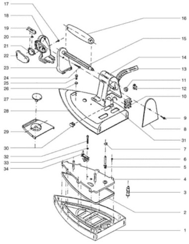 Pièces détachées DE DIETRICH 1160 