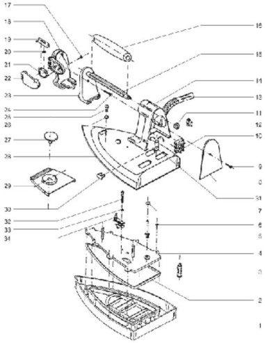 Pièces détachées DE DIETRICH 1161 