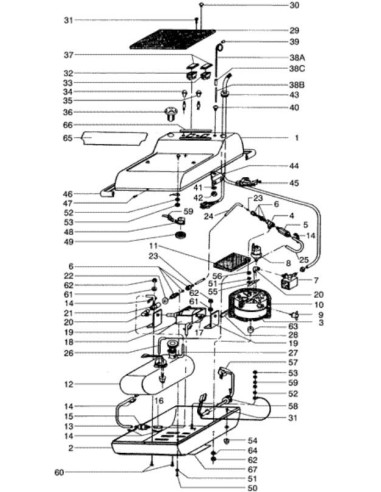 Pièces détachées DE DIETRICH 1162 