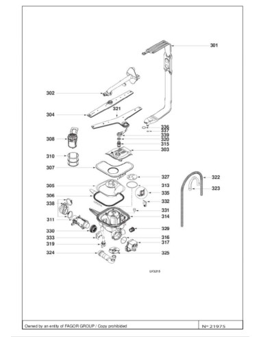 Pièces détachées DE DIETRICH DVH1100J DVH1100J/A DVH1100J/B 