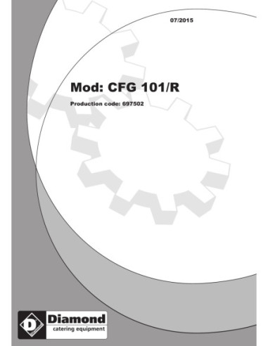 Pièces détachées Four gaz à convection, 10x GN 1/1, humidificateur automatique - Diamond