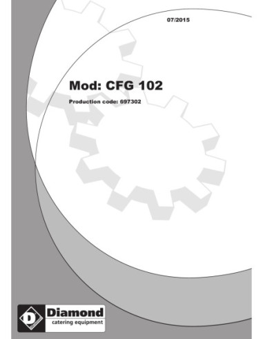 Pièces détachées Four gaz à convection, 10x GN 2/1, humidificateur automatique - Diamond