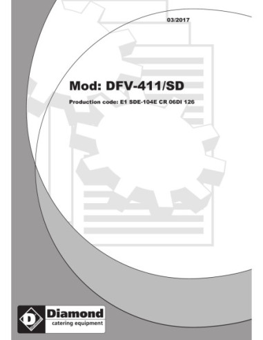 Pièces détachées Four électrique vapeur/convection, 4x GN 1/1 - Diamond