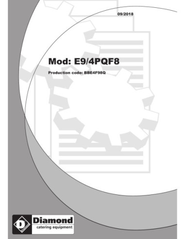 Pièces détachées Fourneau électrique 4 plaques avec four GN 2/1 électrique - Diamond