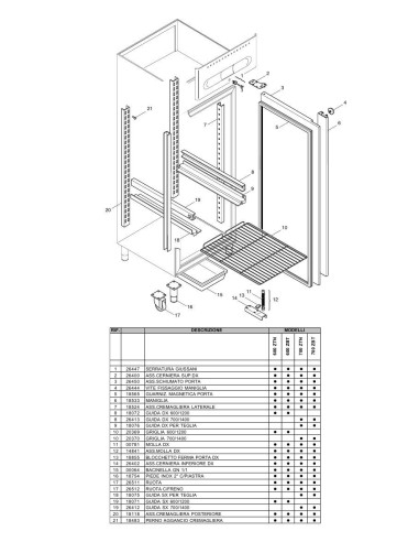 Pièces détachées ILSA 600ZBT Annee 0 