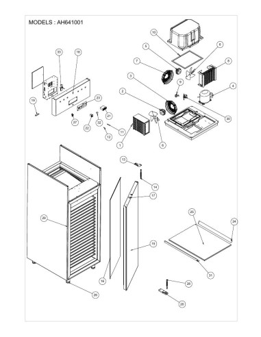 Pièces détachées ILSA AH641001 Annee 0 