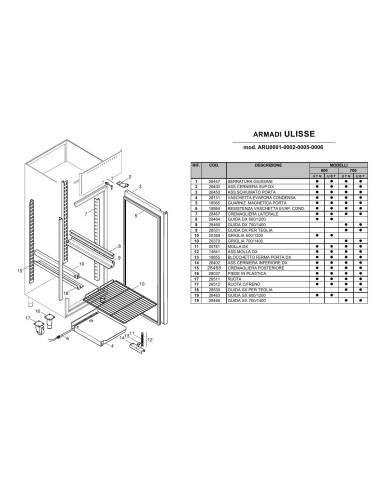 Pièces détachées ILSA ARU0001 Annee 0 