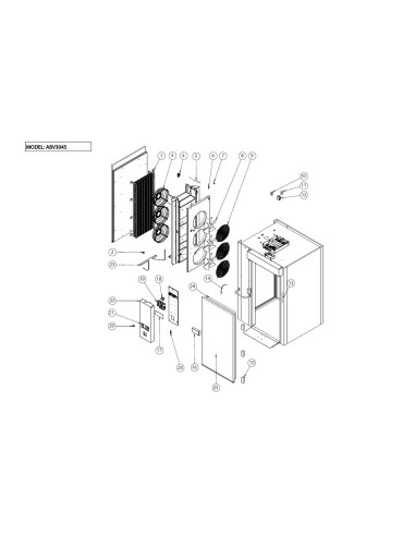 Pièces détachées ILSA ABV3045 Annee 0 