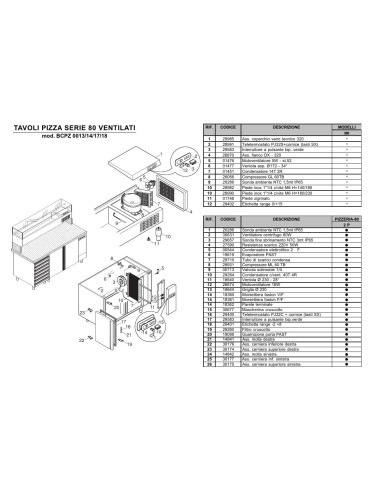 Pièces détachées ILSA BCPZ0013 Annee 0 