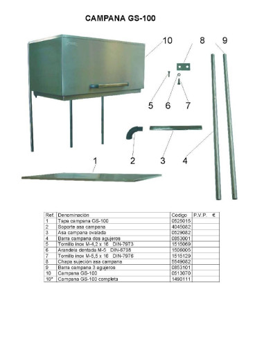 Pièces détachées JEMI GS100 Annee 2005 