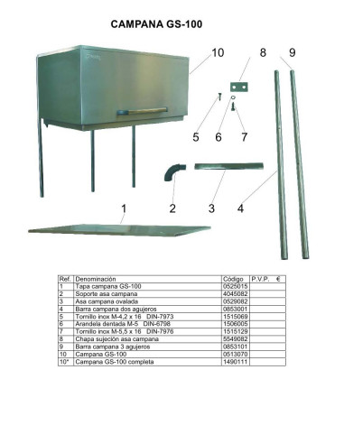 Pièces détachées JEMI GS100 Annee 2006 