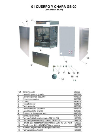 Pièces détachées JEMI GS20 Annee 2006 