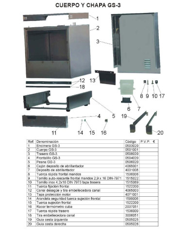 Pièces détachées JEMI GS3 Annee 2005 