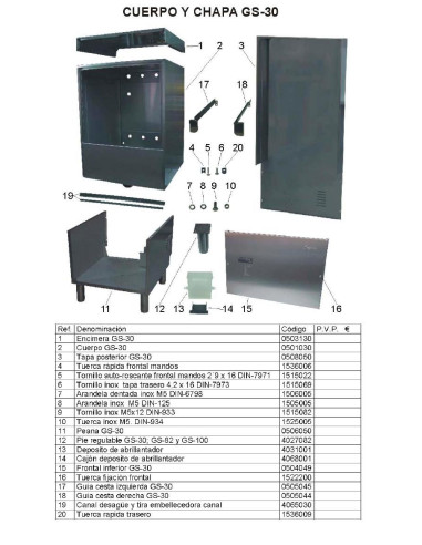 Pièces détachées JEMI GS30 Annee 2005 