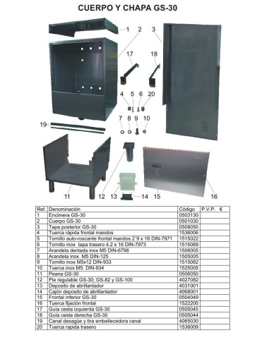 Pièces détachées JEMI GS30 Annee 2006 