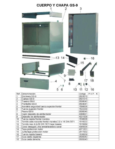 Pièces détachées JEMI GS9 Annee 2005 