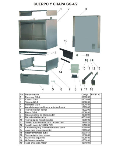 Pièces détachées JEMI GS-4 Annee 2004 