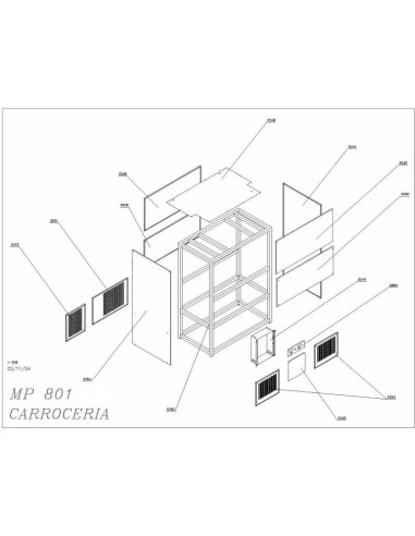 Pièces détachées ITV MP801 Annee 2007 