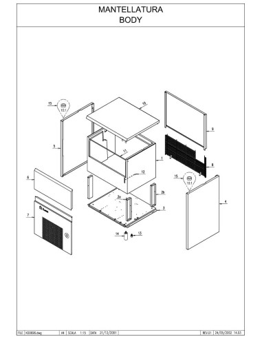 Pièces détachées KASTEL KP125-70 Annee 2004 