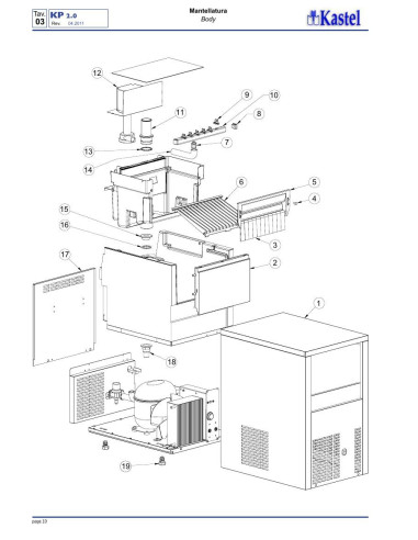 Pièces détachées KASTEL KP2.0 Annee 04-2011 