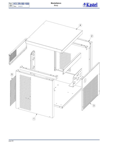 Pièces détachées KASTEL KS1000 Annee 04-2011 