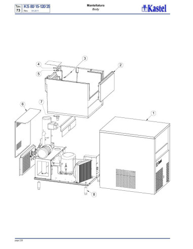 Pièces détachées KASTEL KS80-15 Annee 04-2011 