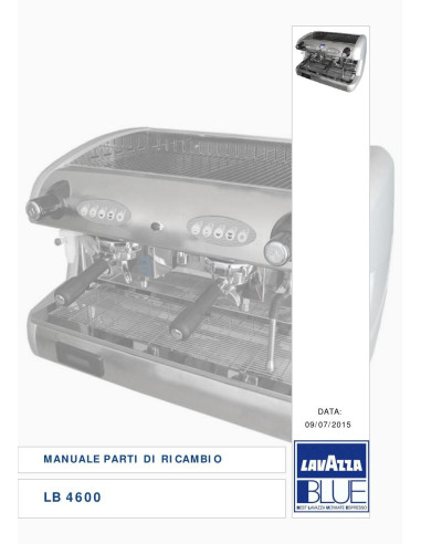 Pièces détachées LAVAZZA LB4600 (20150709-) Annee 20150709- 