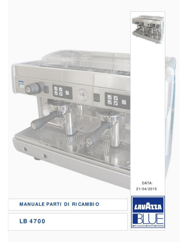 Pièces détachées LAVAZZA LB4700 (20150421-) Annee 20150421- 