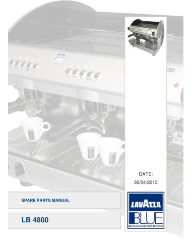 Pièces détachées LAVAZZA LB4800 (20130430-) Annee 20130430- 