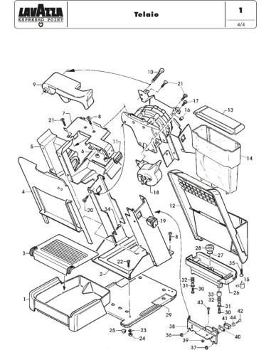 Pièces détachées LAVAZZA EL 3200 Annee 0 