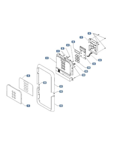 Pièces détachées LAVAZZA EP 2500 PLUS Annee 0 