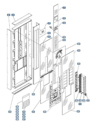 Pièces détachées LAVAZZA LB 3600 CANTO Annee 0 