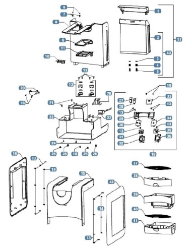 Pièces détachées LAVAZZA LB 951 Annee 0 