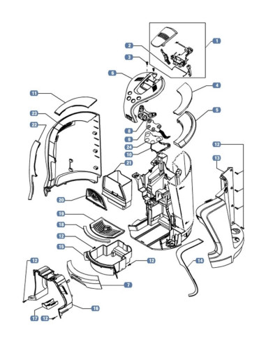 Pièces détachées LAVAZZA LF 1100 Annee 0 